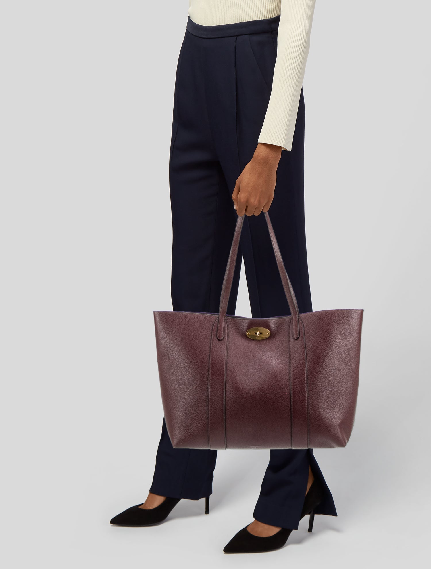 Mulberry Leather Tote