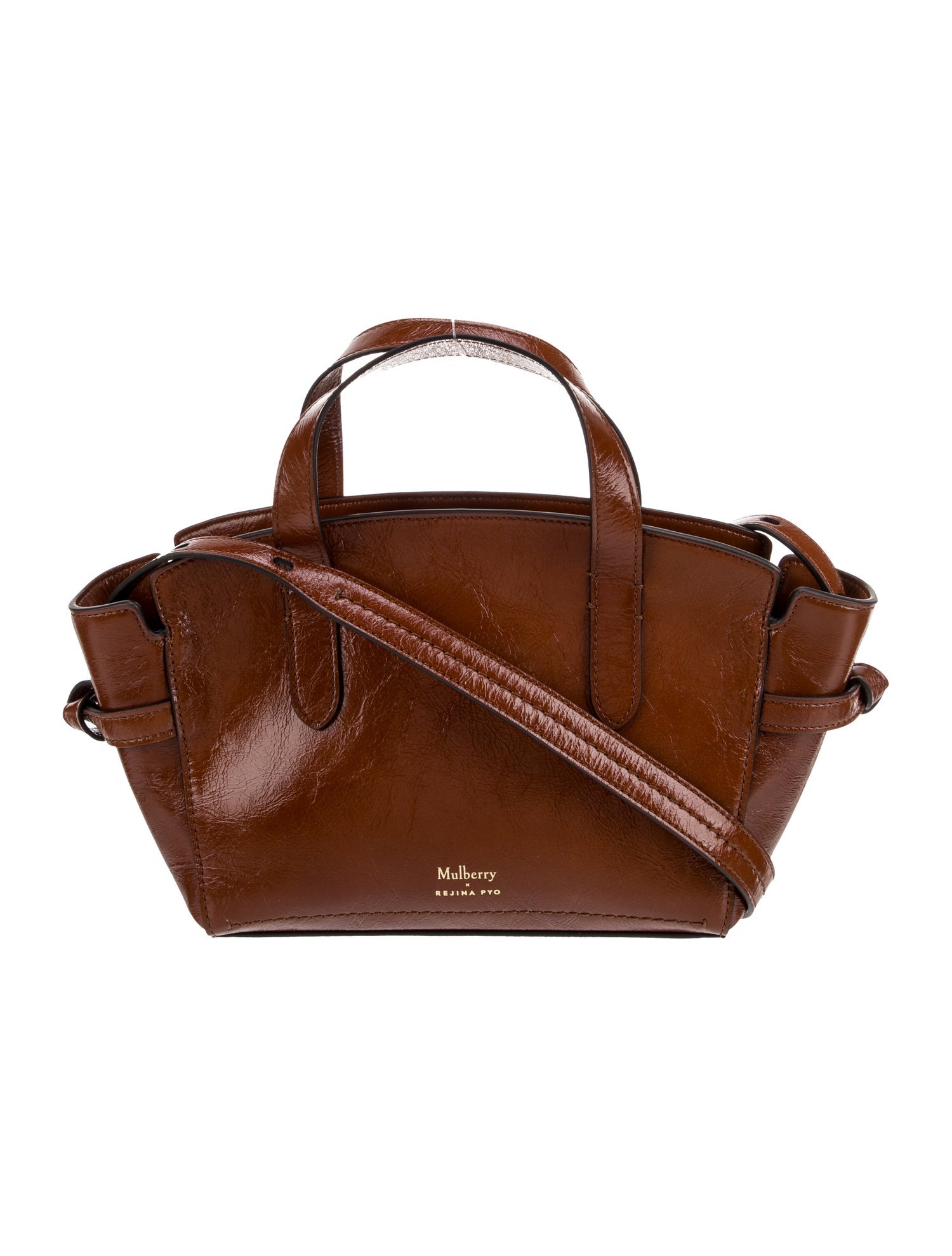 Mulberry Leather Top Handle Bag