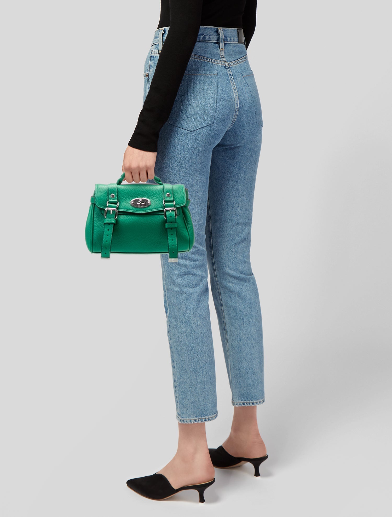 Mulberry Leather Top Handle Bag w/ Tags