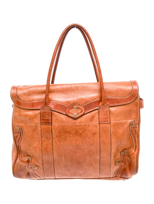 Mulberry Leather Top Handle Bag