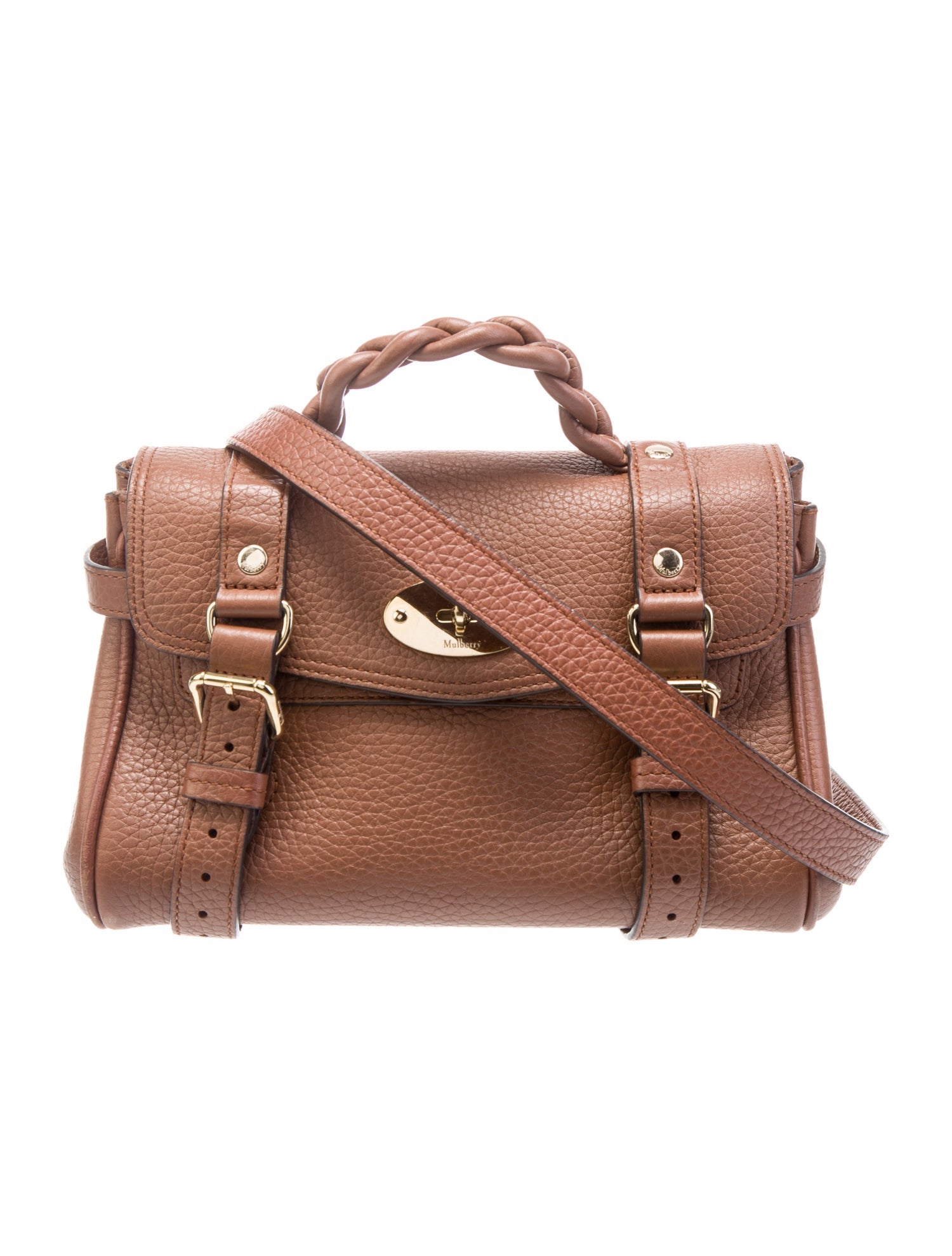 Mulberry Saffiano Leather Shoulder Bag