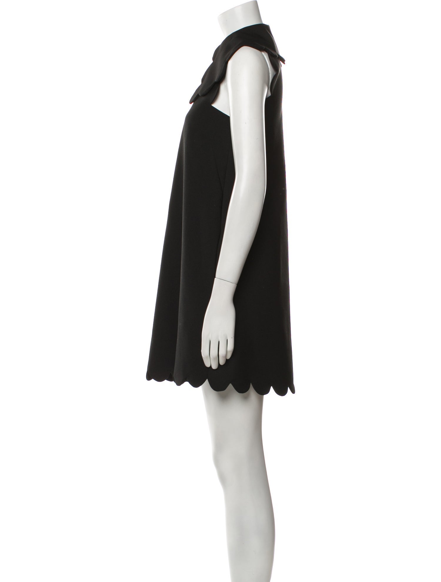 Mulberry Mock Neck Mini Dress