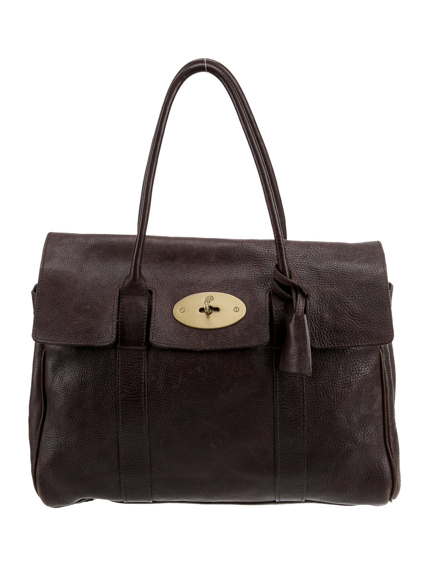 Mulberry Leather Top Handle Bag