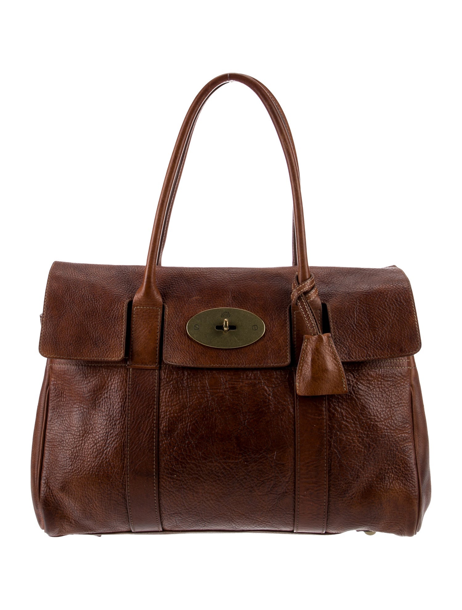 Mulberry Leather Top Handle Bag