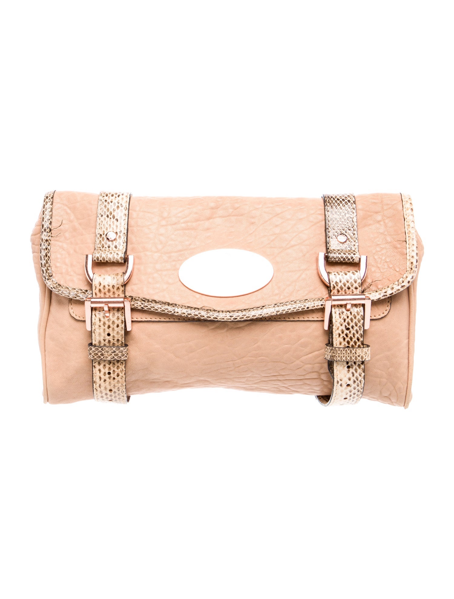 Mulberry Leather Clutch