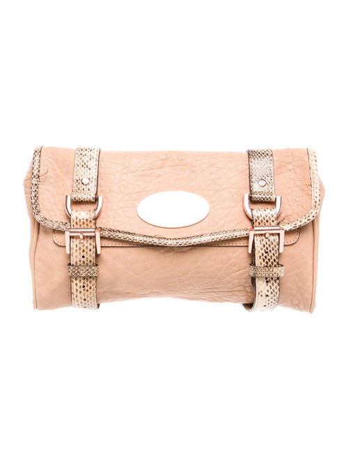 Mulberry Leather Clutch