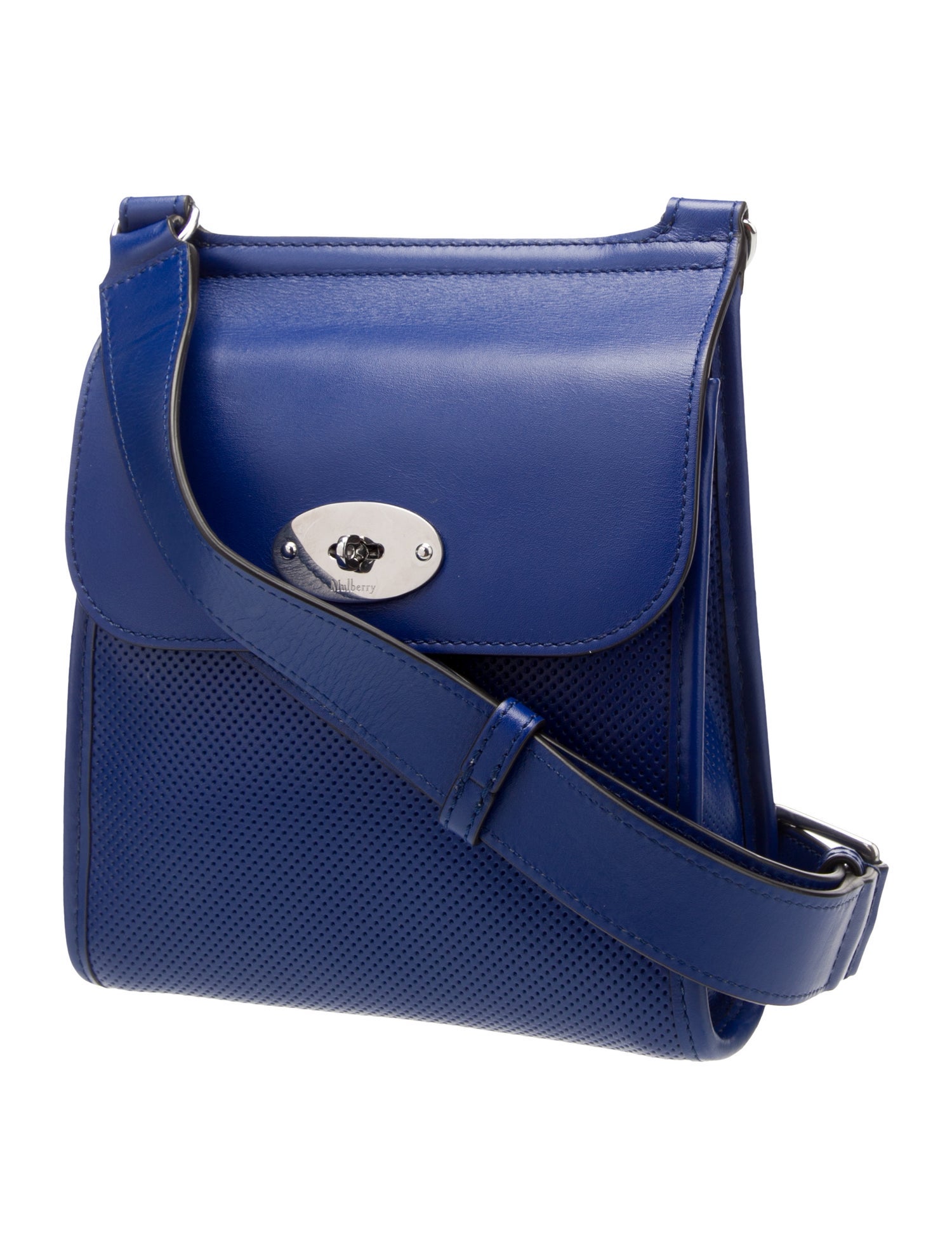Mulberry Antony Union Jack Flag Crossbody Bag - Blue