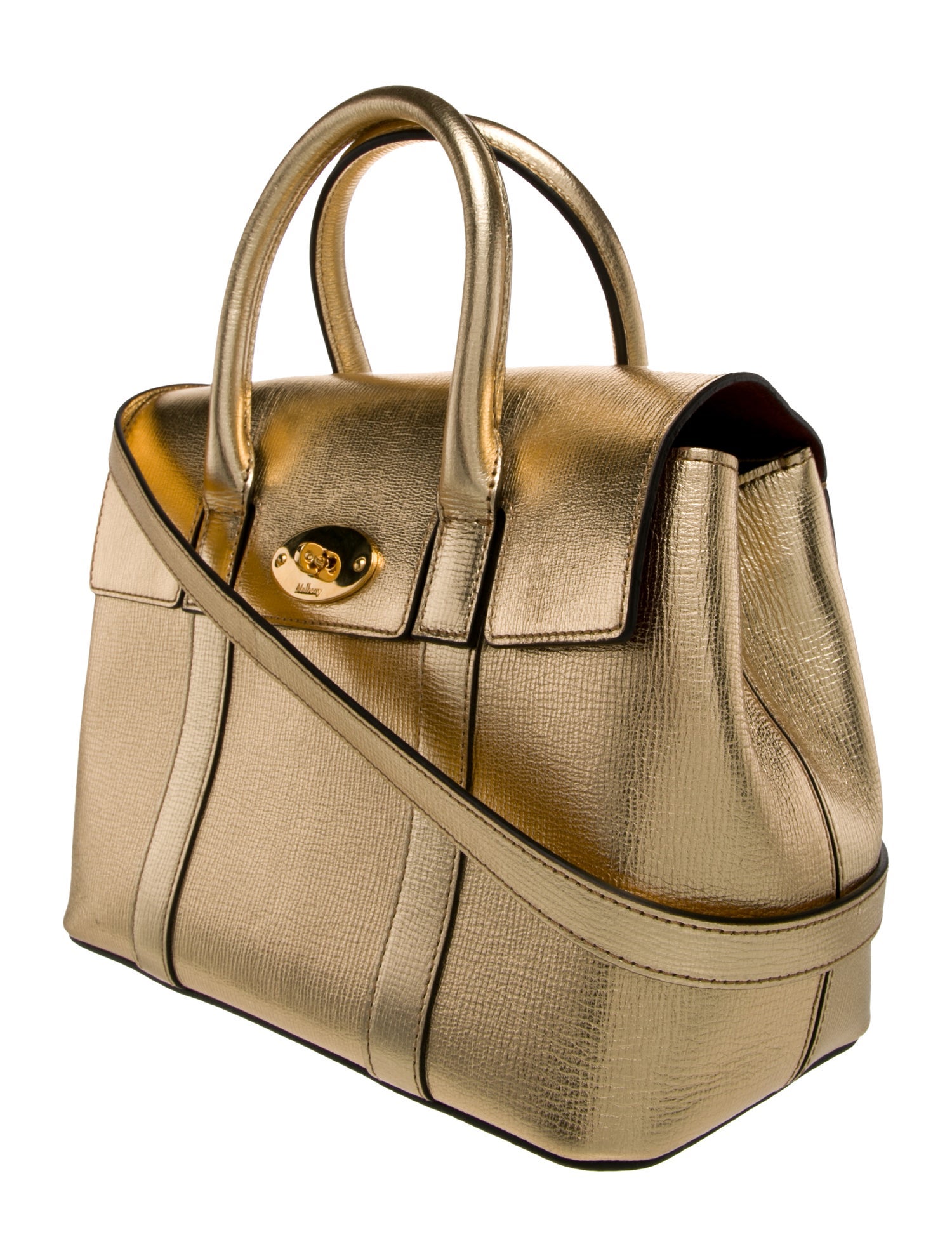 Mulberry Leather Top Handle Bag