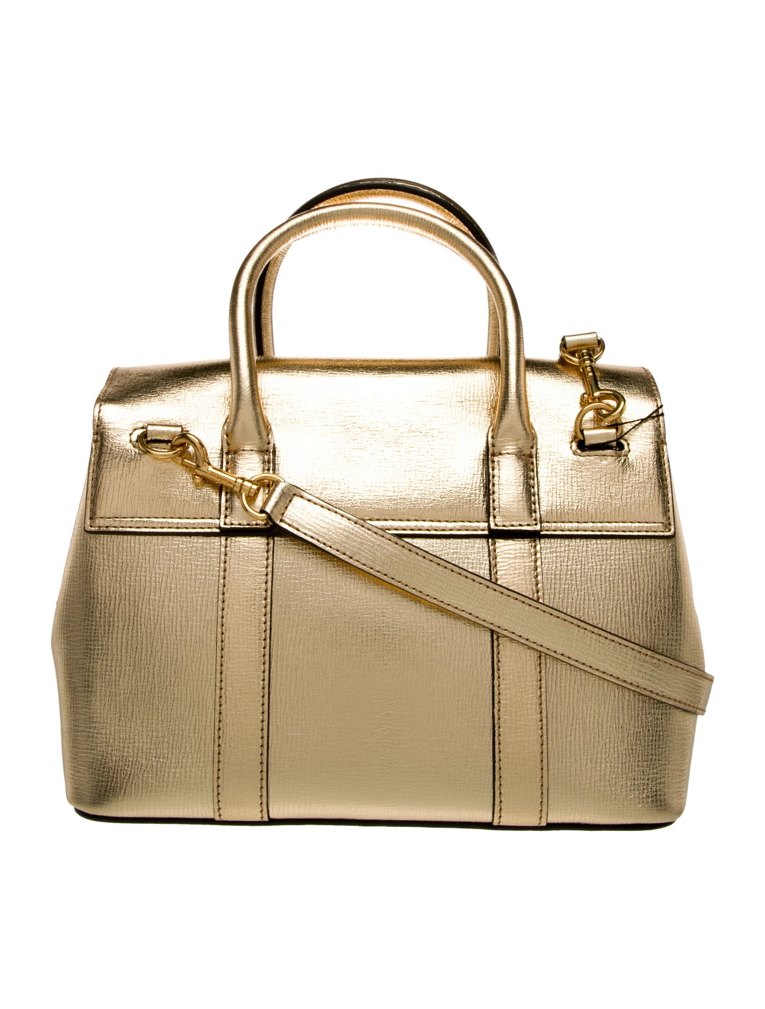 Mulberry Leather Top Handle Bag