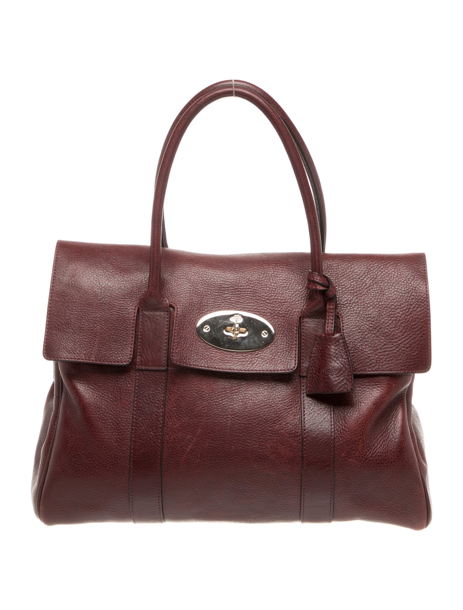 Mulberry Leather Top Handle Bag