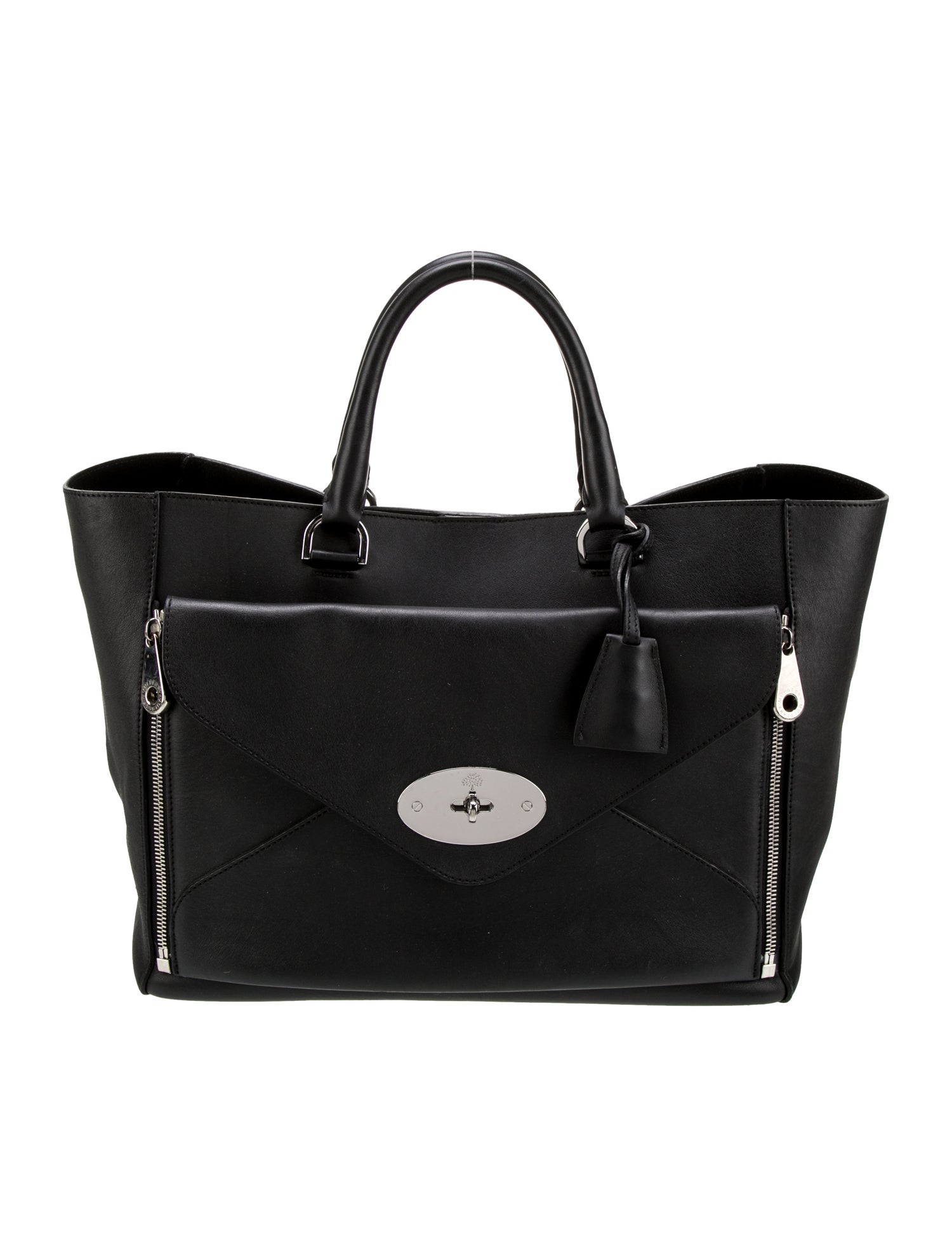 Mulberry Leather Top Handle Bag