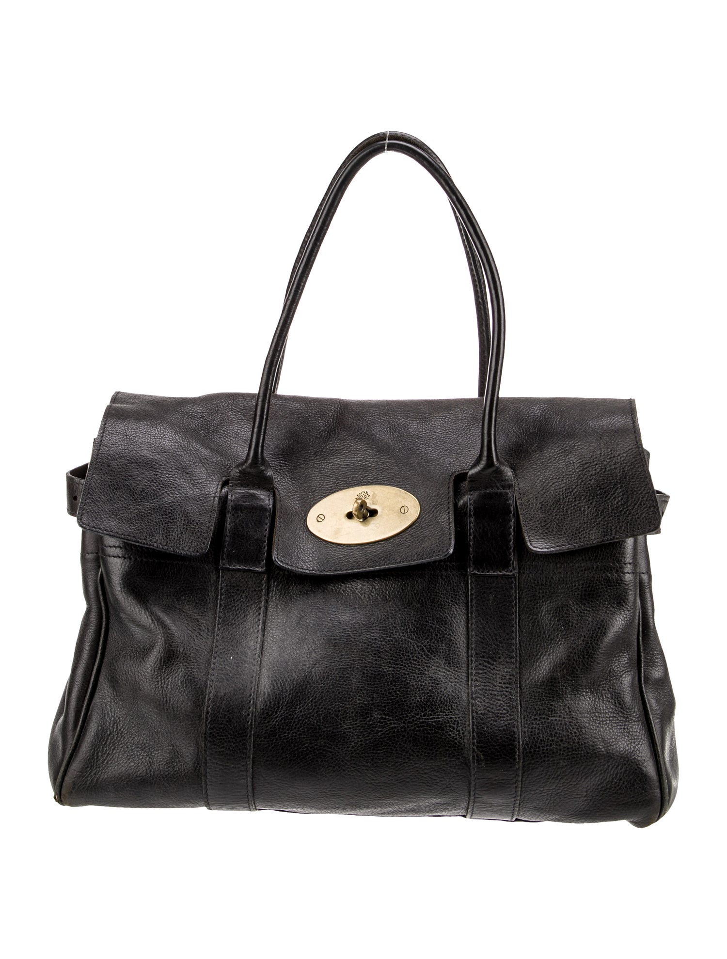 Mulberry Leather Top Handle Bag