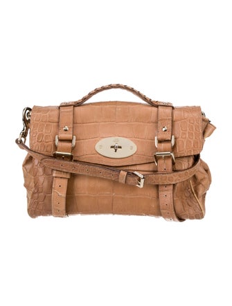 Mulberry Leather Top Handle Bag