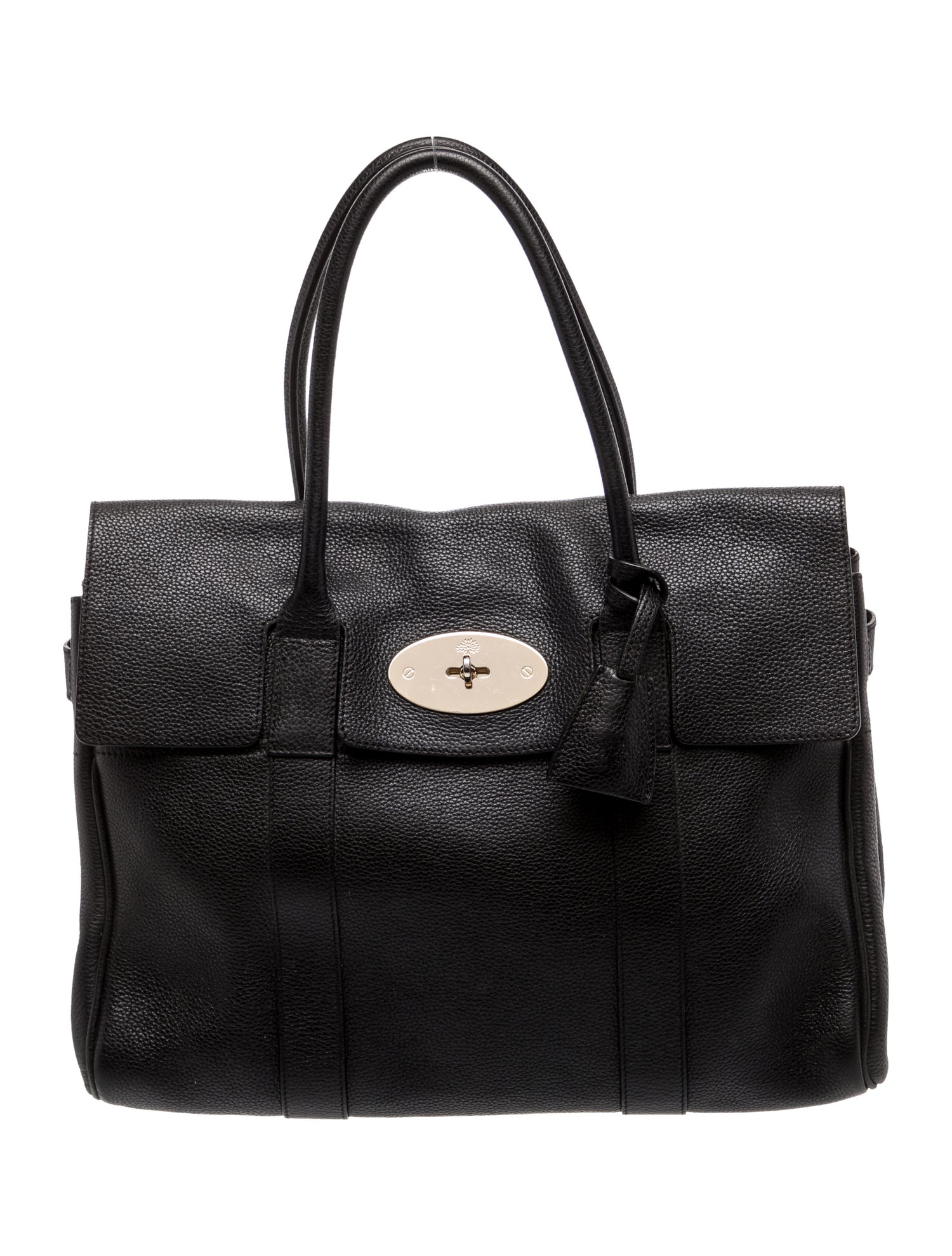 Mulberry Leather Top Handle Bag Large