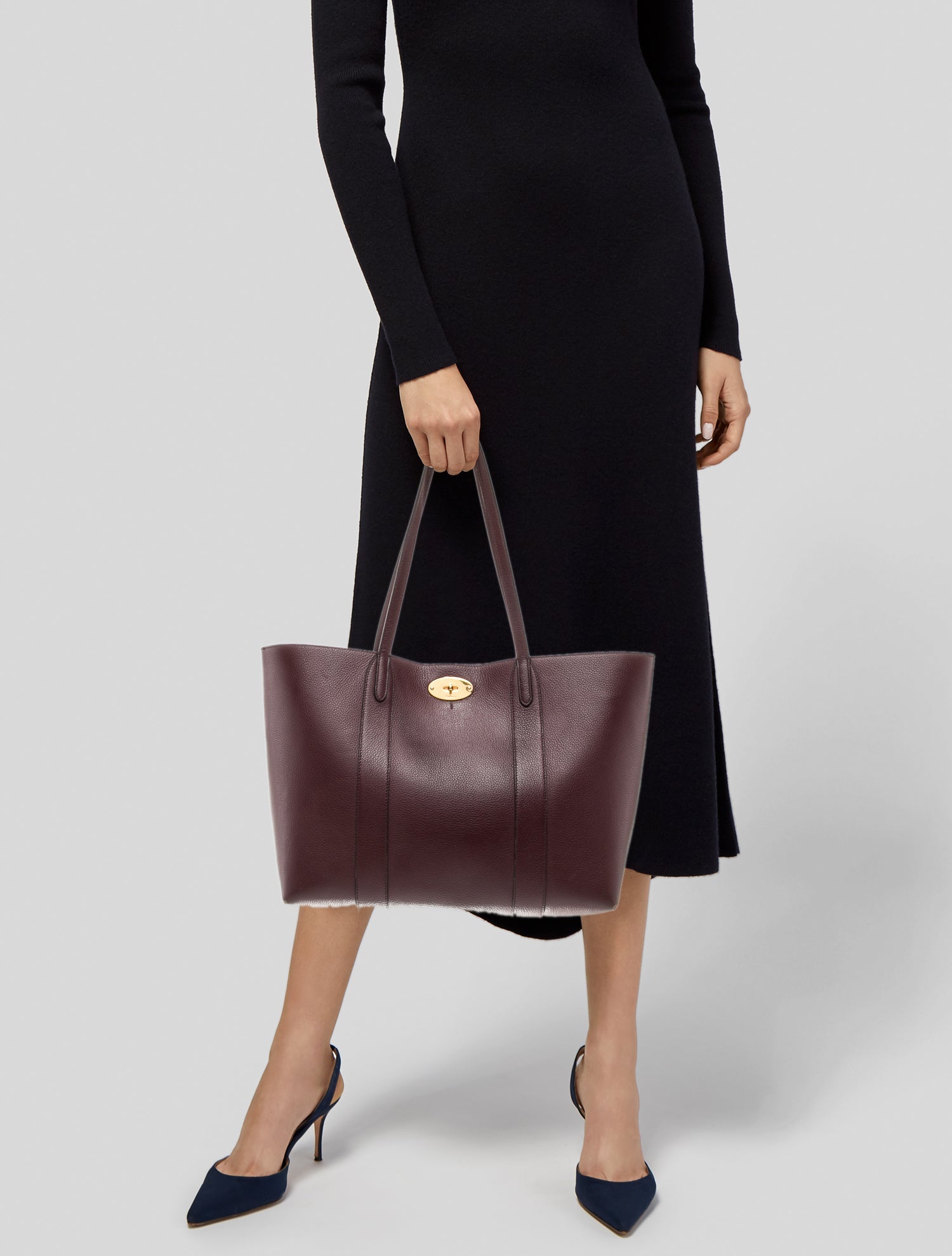 Mulberry Leather Tote