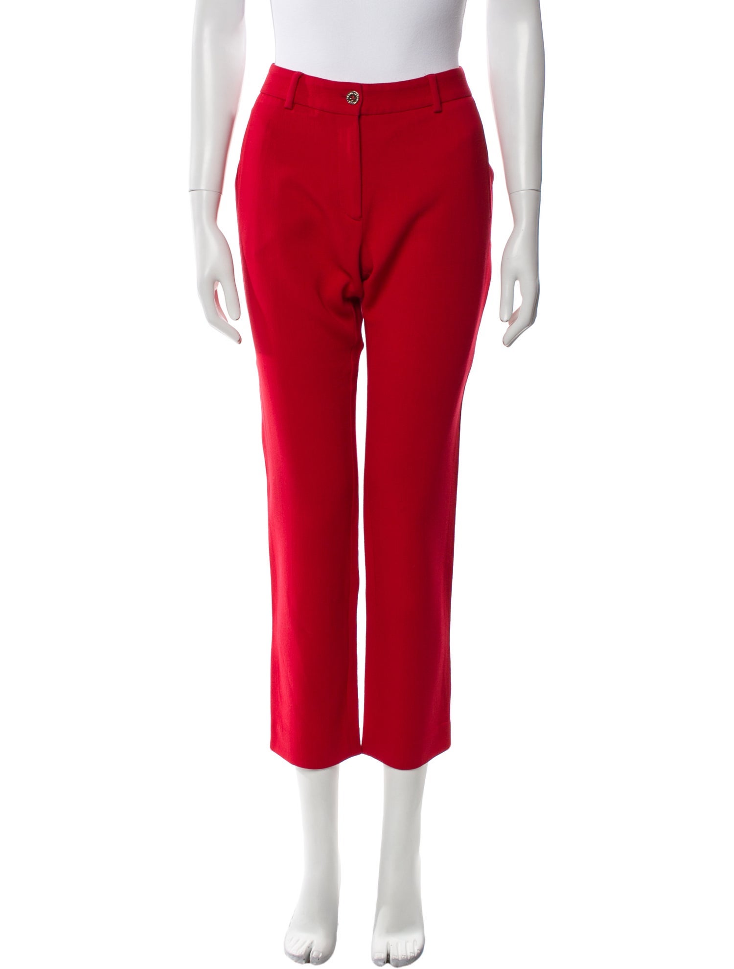 Mulberry Wool Straight Leg Pants