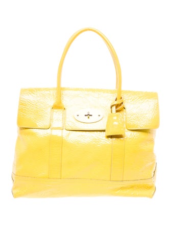 Mulberry Patent Leather Top Handle Bag