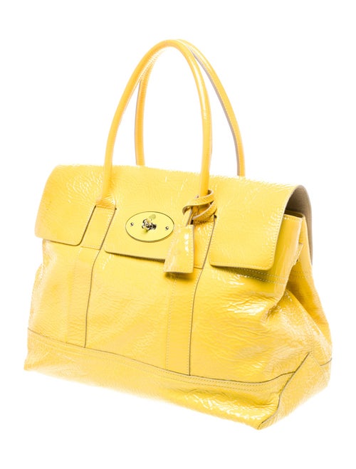 Mulberry Patent Leather Top Handle Bag