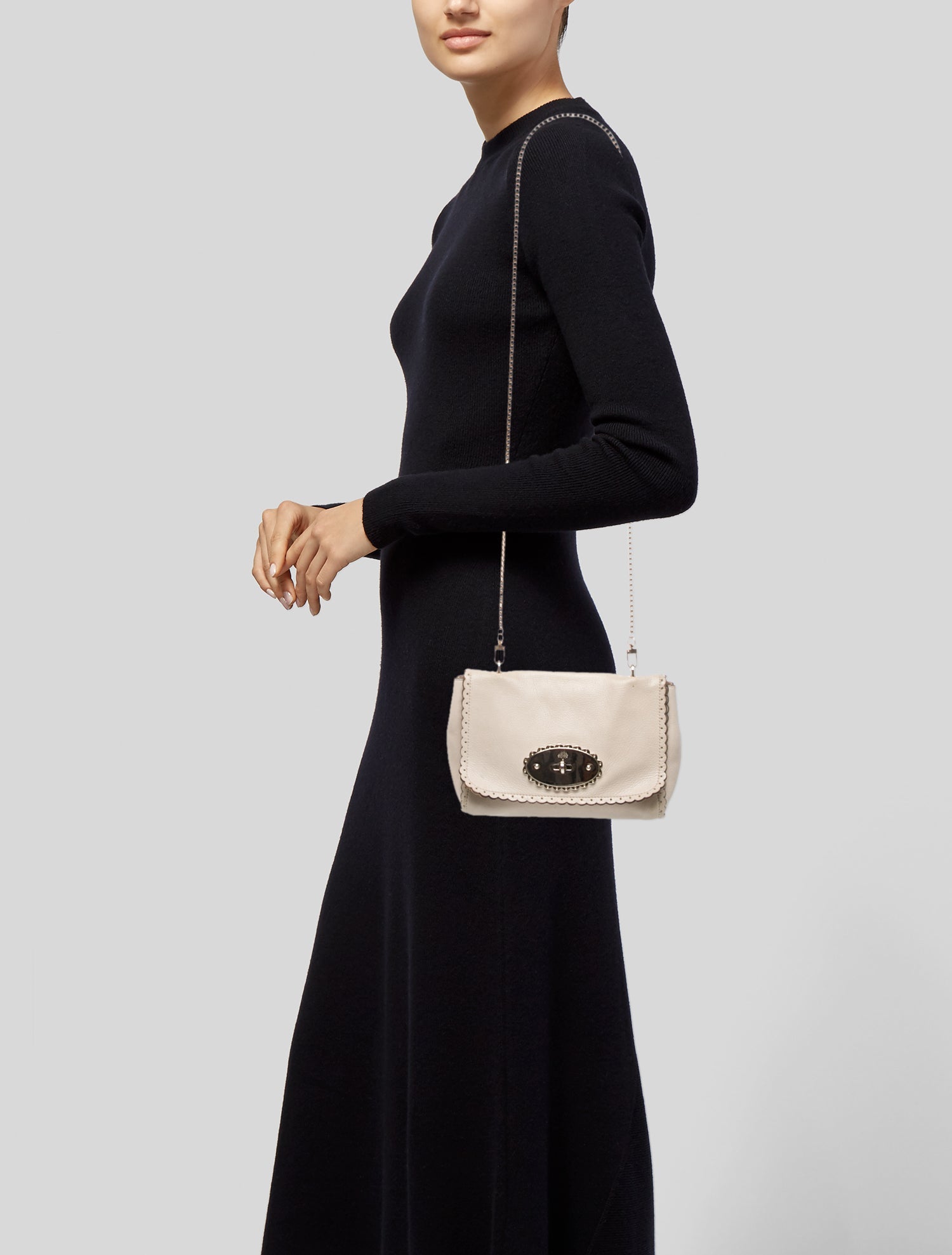 Mulberry Leather Crossbody Bag