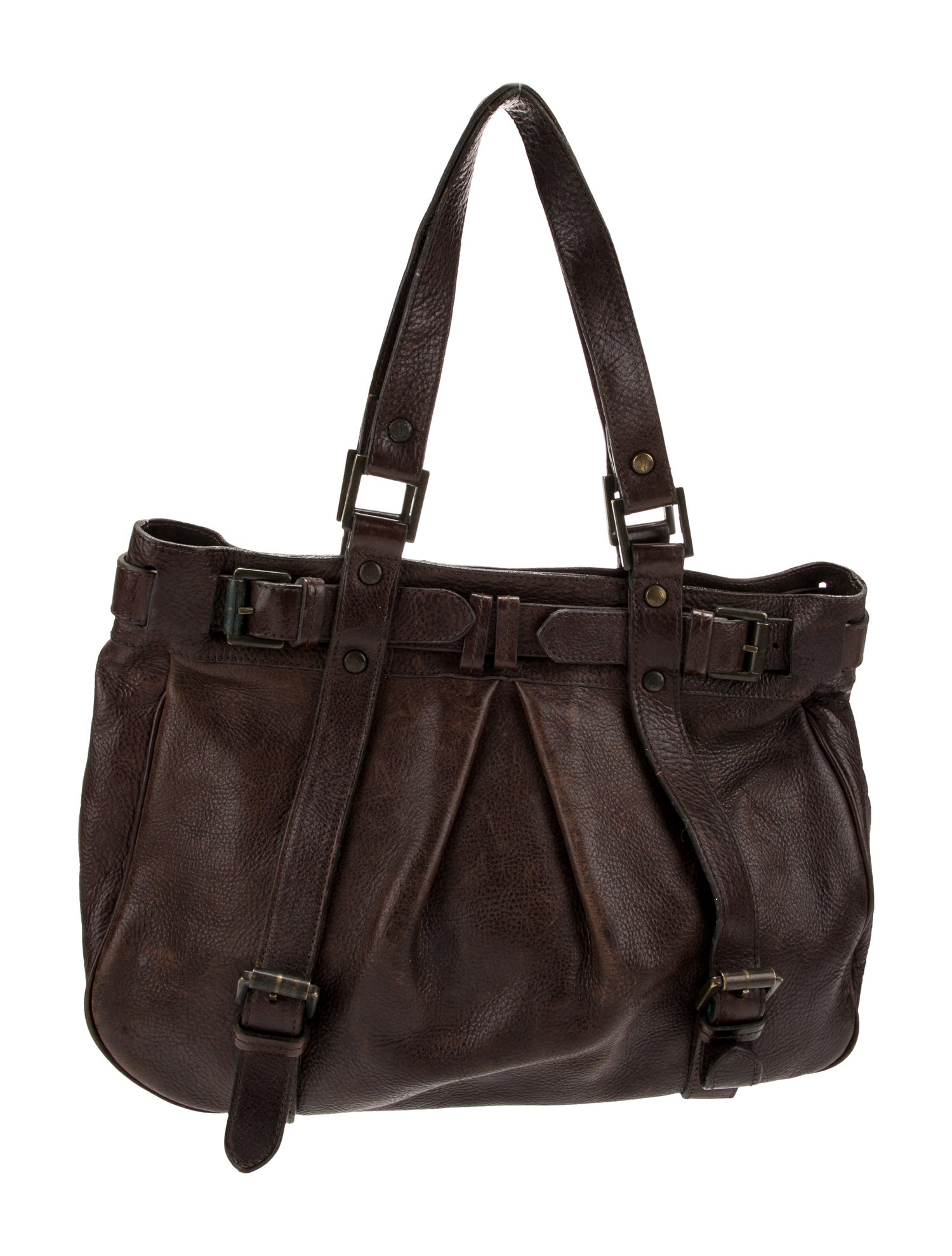 Mulberry Leather Messenger Bag