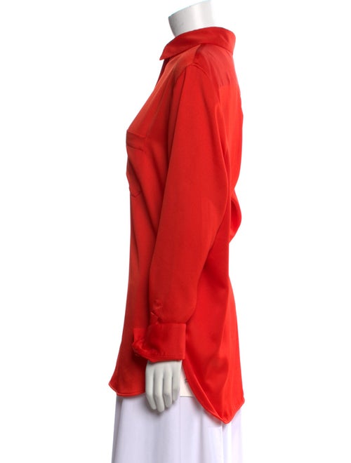 Mulberry Long Sleeve Button-Up Top