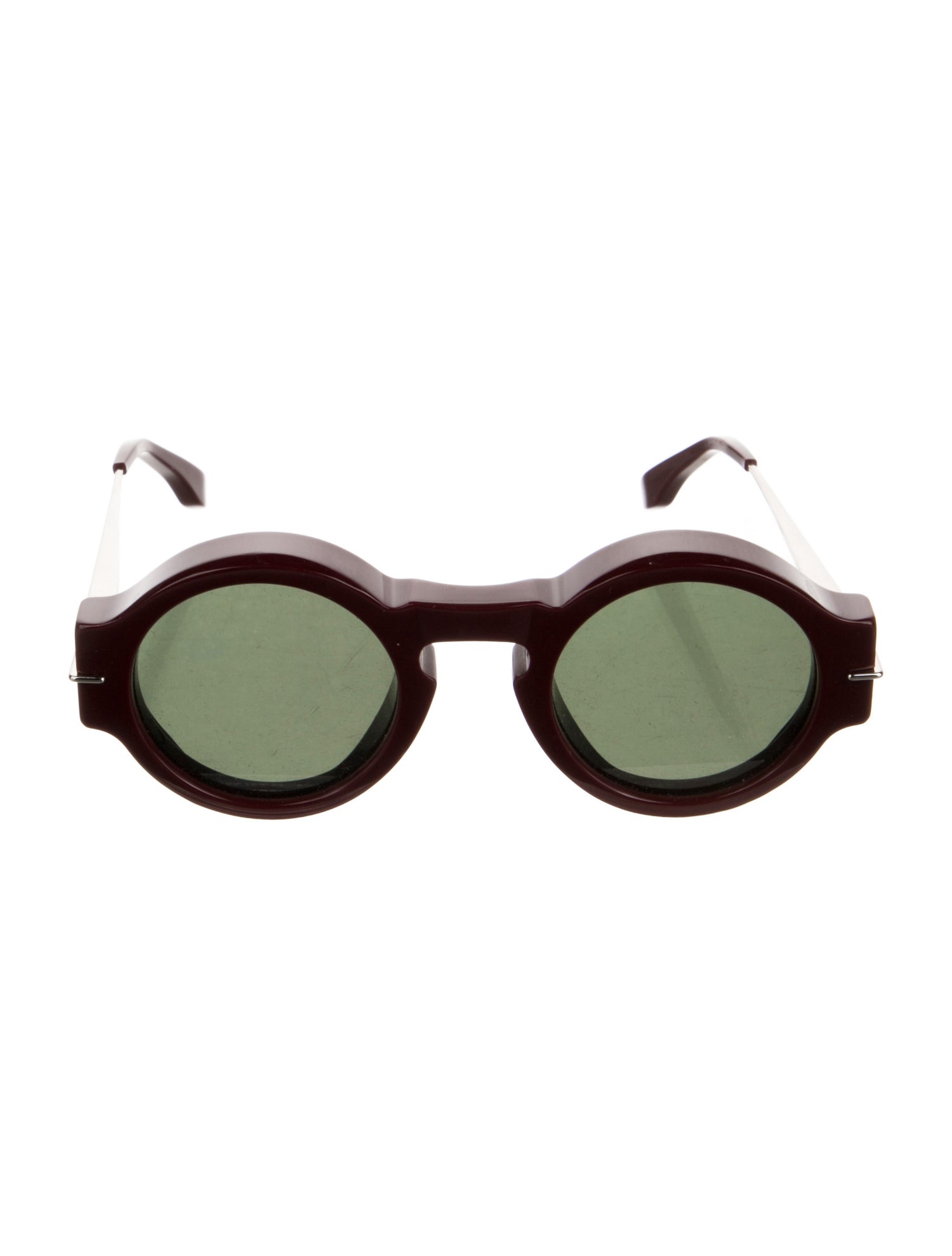 Mulberry Round Mirrored Sunglasses