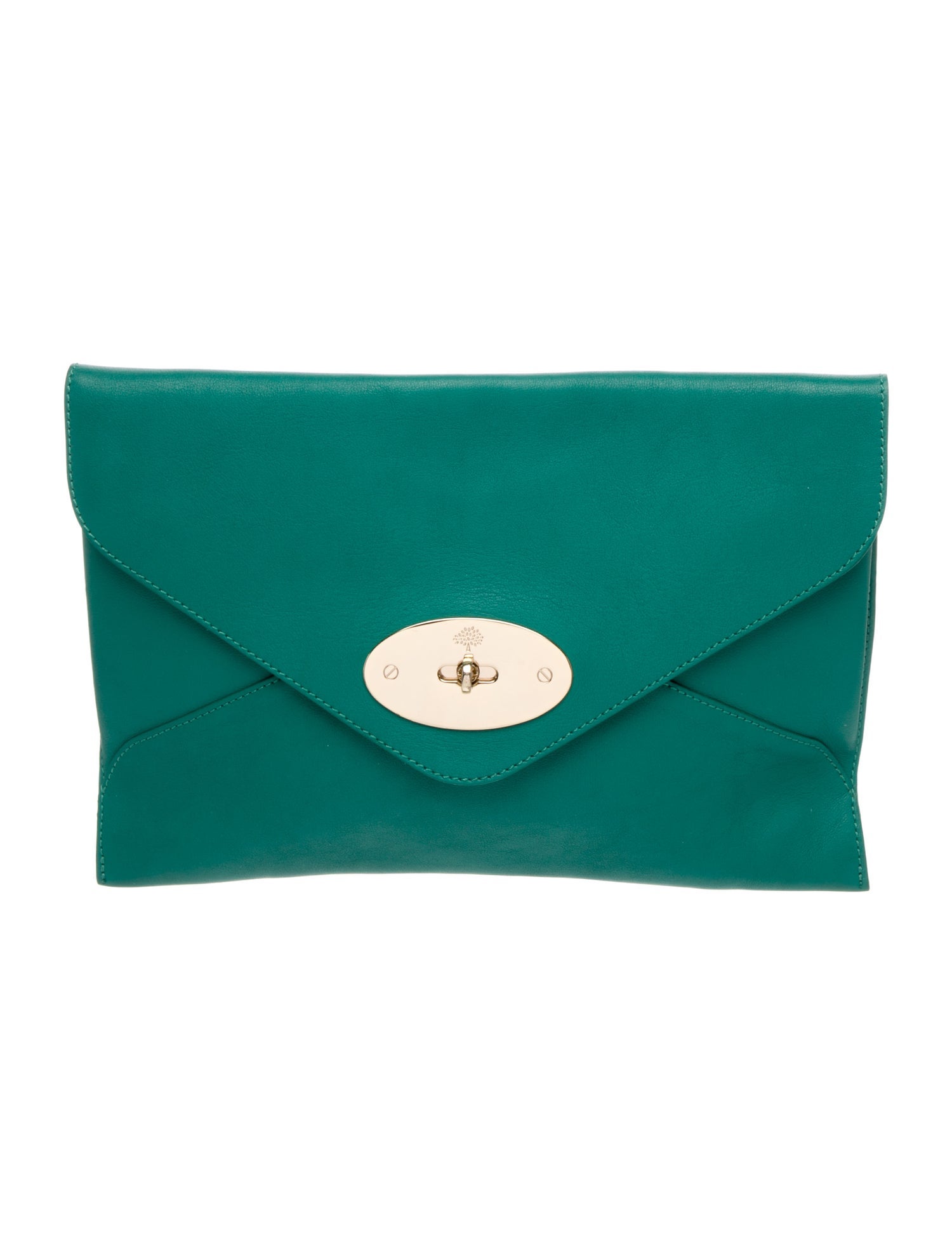 Mulberry Leather Clutch