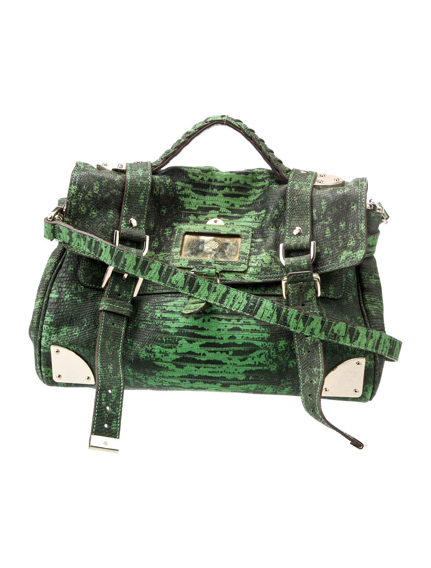 Mulberry Leather Top Handle Bag