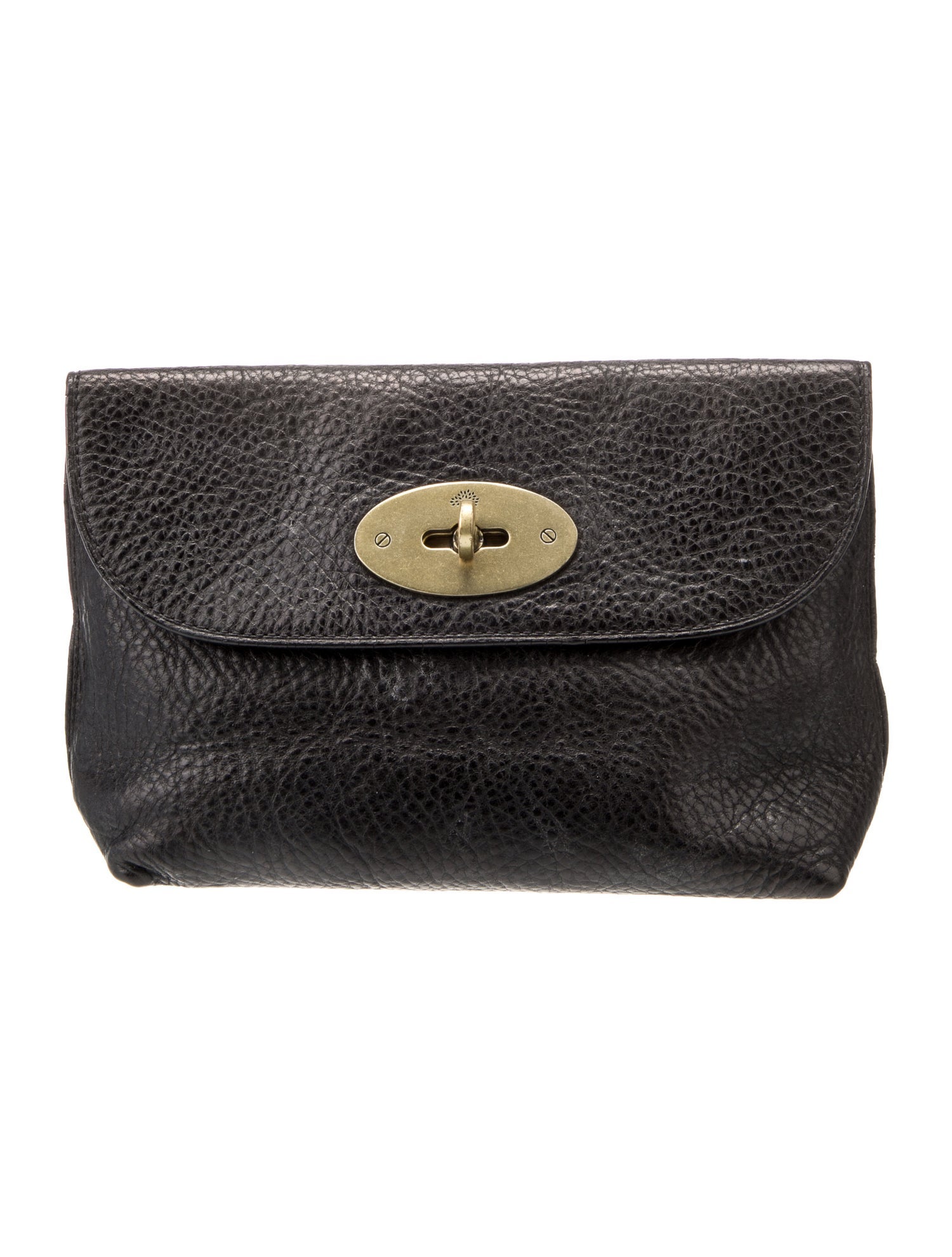 Mulberry Leather Clutch