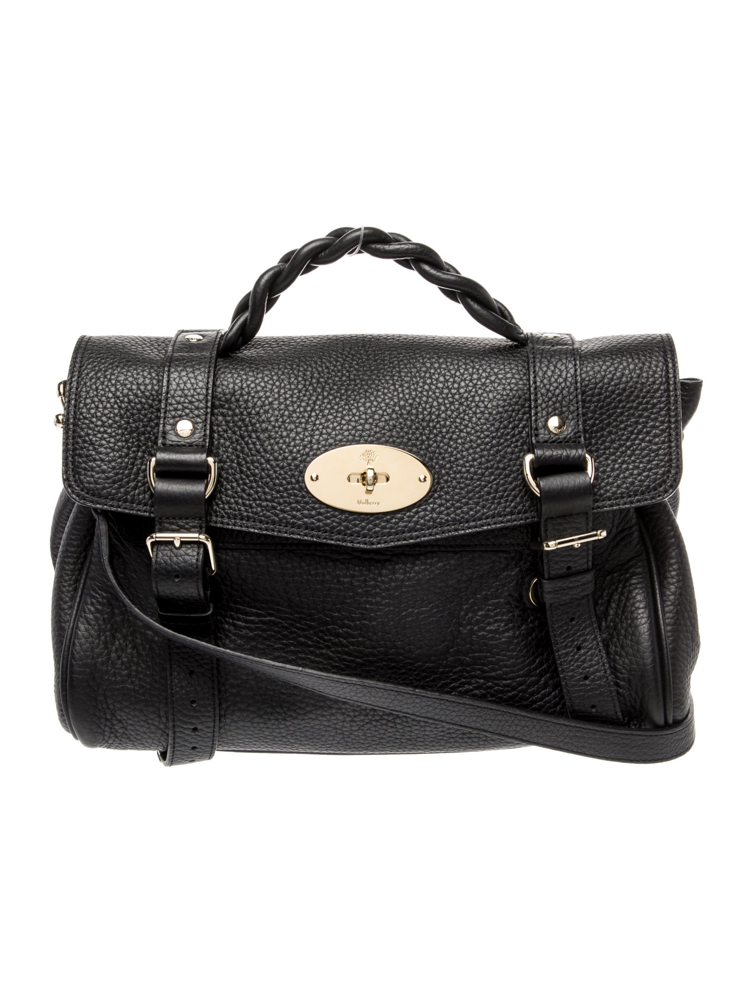 バッグ Mulberry Mulberry Large Zipped Bayswater - Black Totes, Handbags