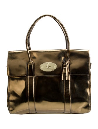 Mulberry Patent Leather Top Handle Bag