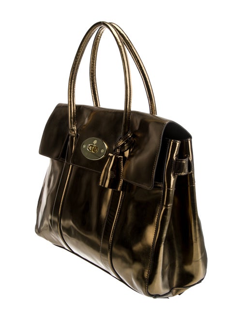 Mulberry Patent Leather Top Handle Bag