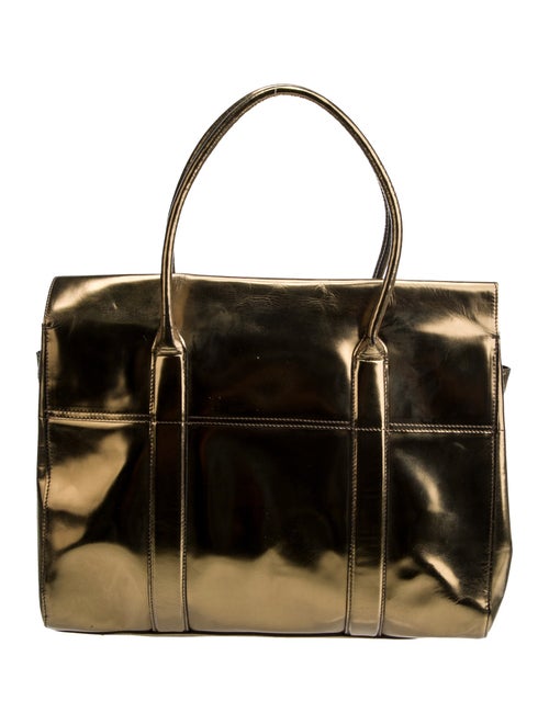 Mulberry Patent Leather Top Handle Bag