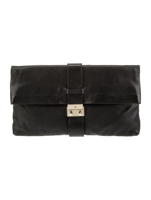 Mulberry Leather Clutch