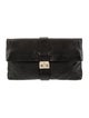 Mulberry Leather Clutch