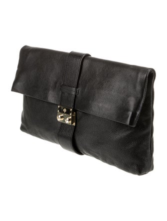 Mulberry Leather Clutch