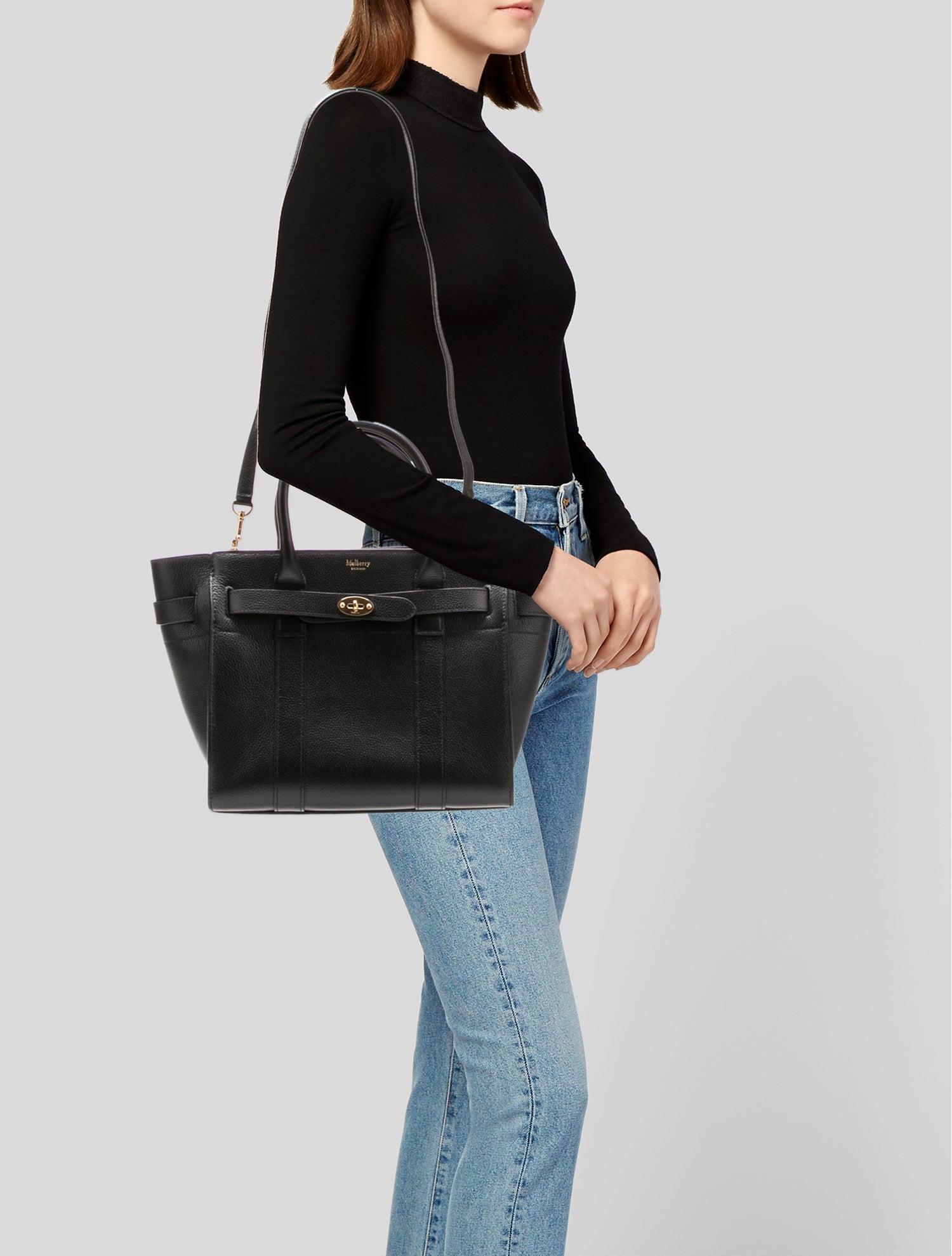 Mulberry Leather Bayswater Small