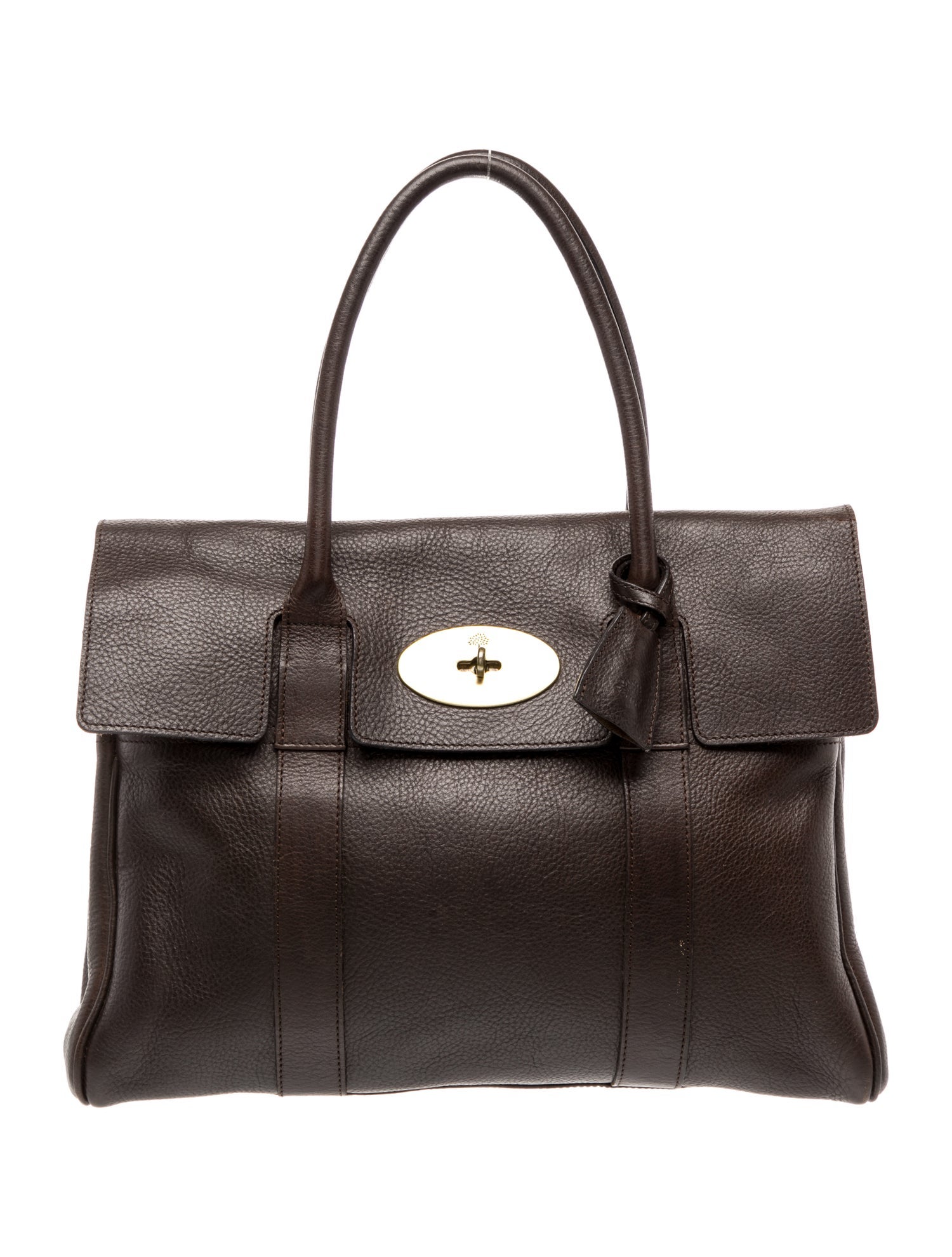 Mulberry Leather Top Handle Bag