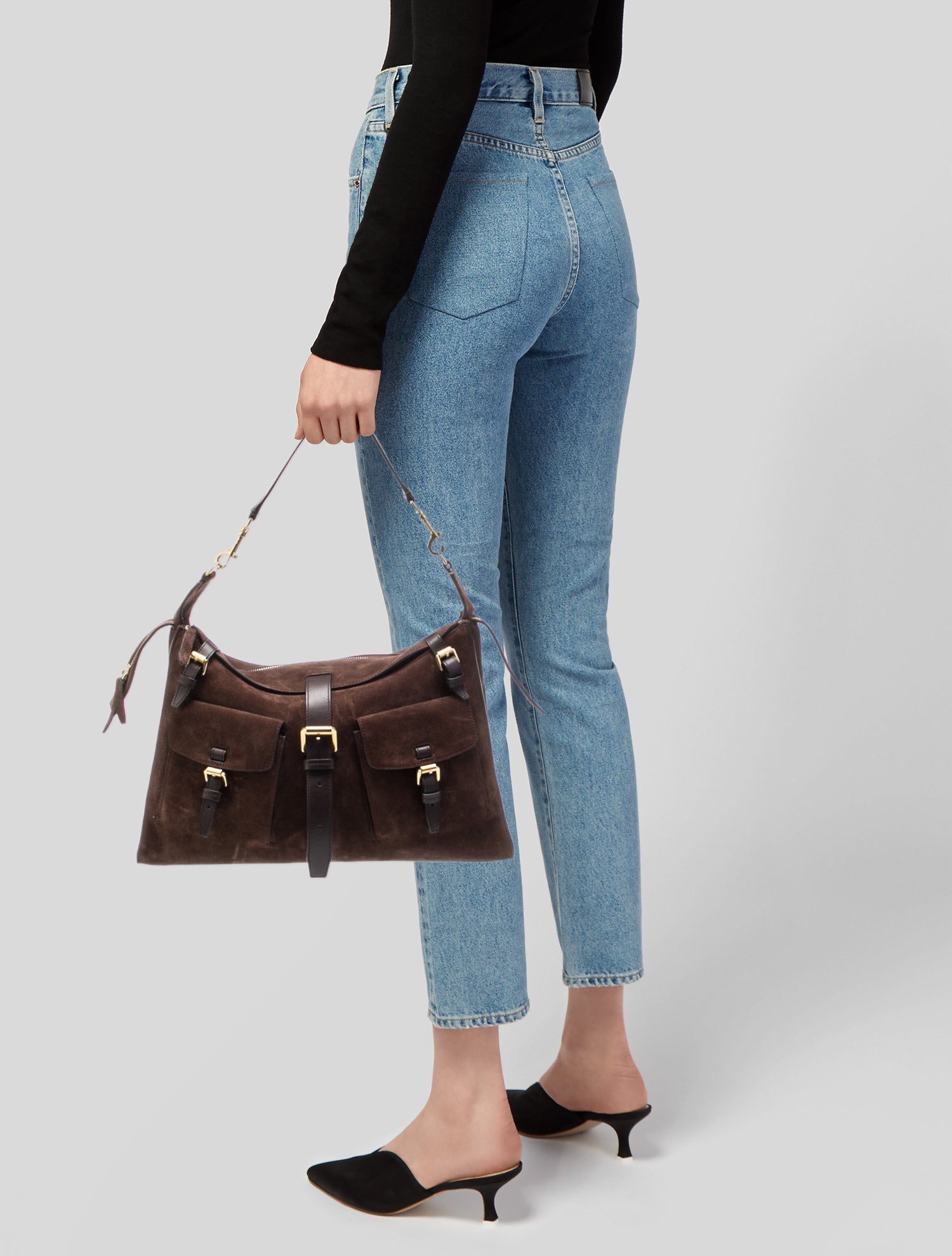 Mulberry Suede Roxanne Small