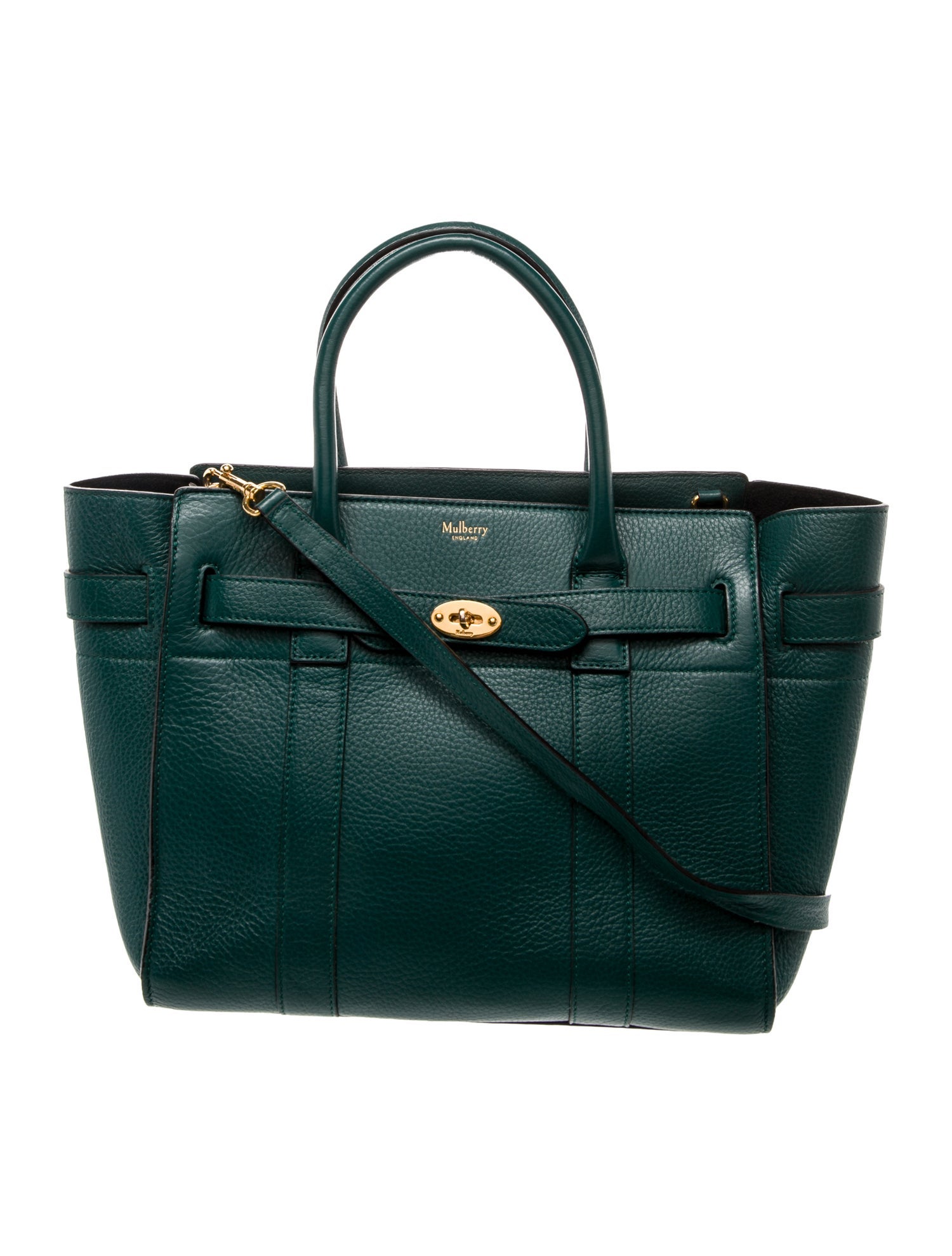 Mulberry Leather Top Handle Bag