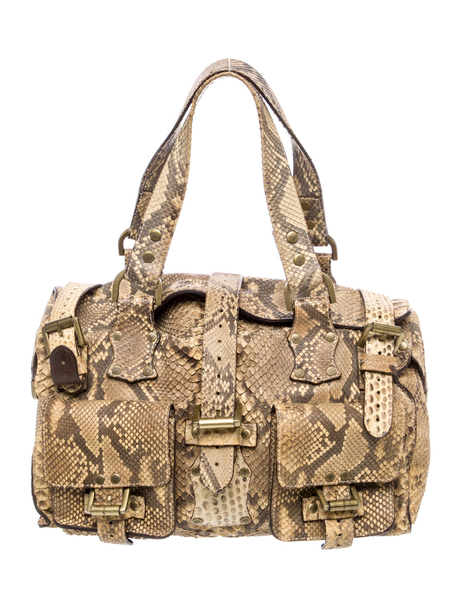Mulberry Python Top Handle Bag