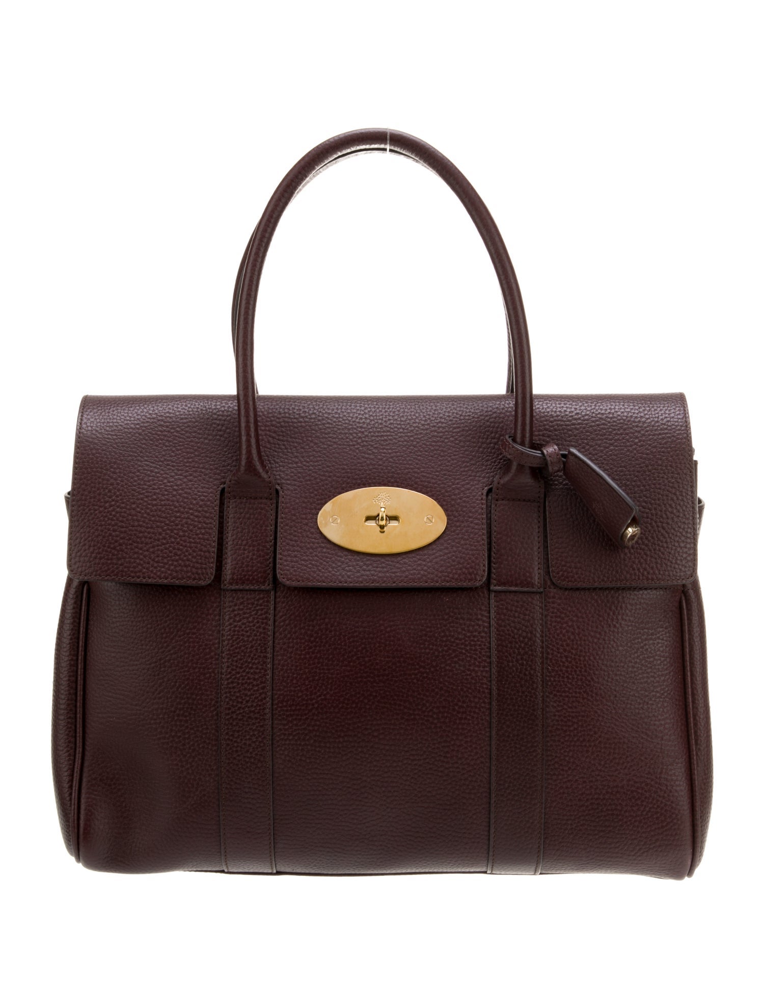 Mulberry Leather Top Handle Bag