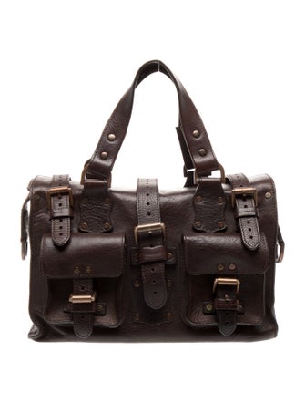 Mulberry Leather Top Handle Bag