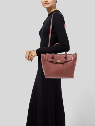 Mulberry Leather Top Handle Bag