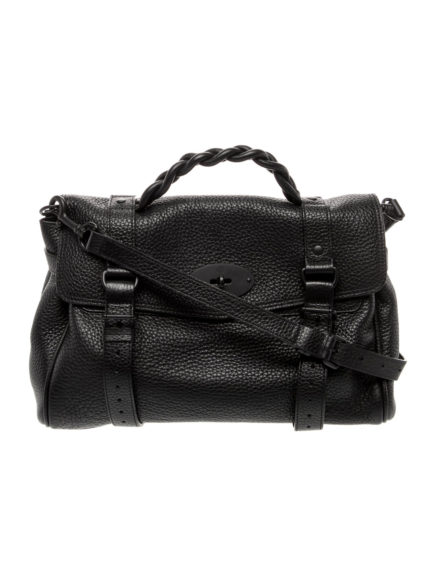 Mulberry Leather Top Handle Bag