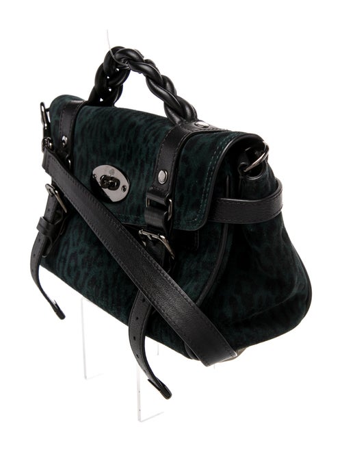 Mulberry Suede Top Handle Bag