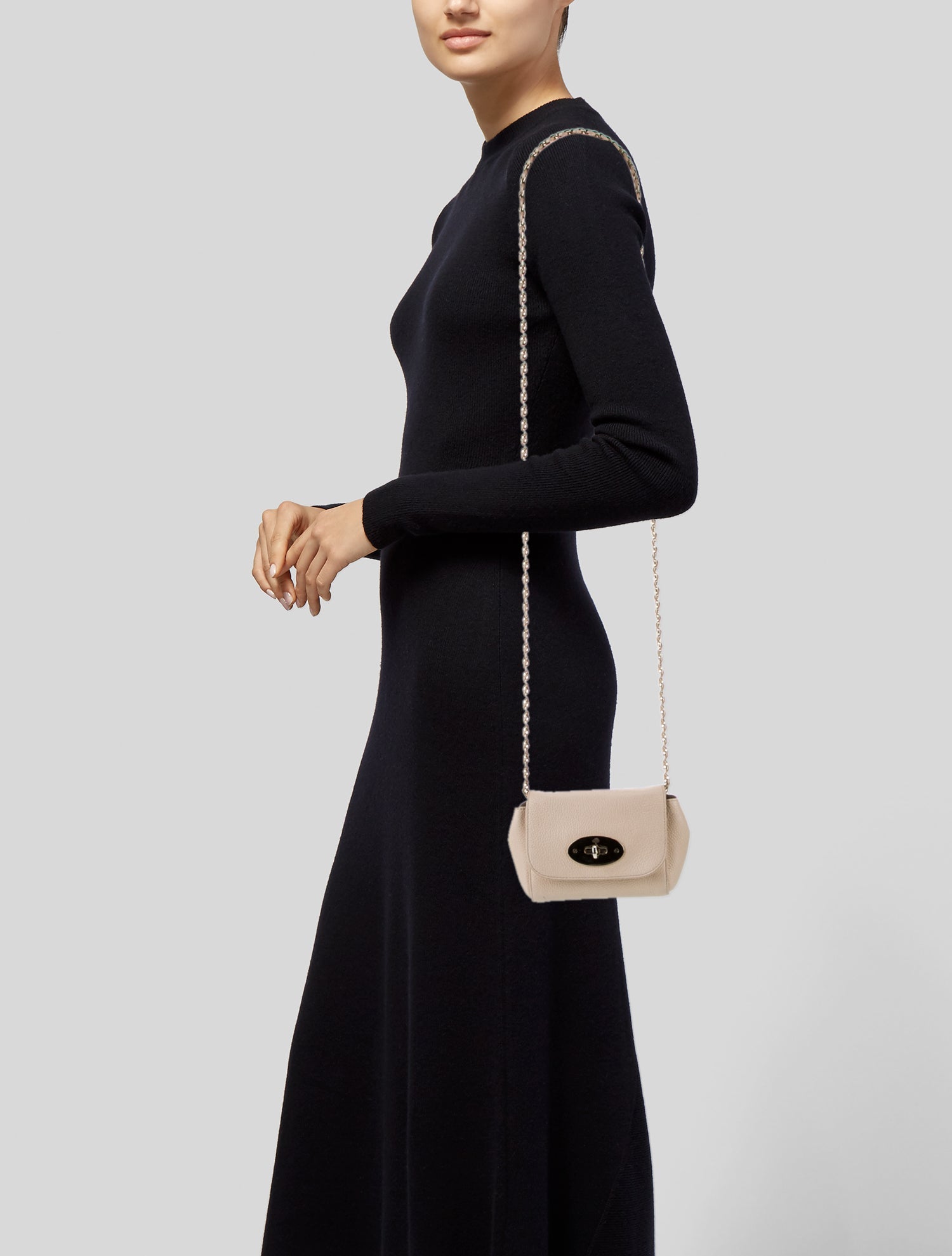 Mulberry Leather Crossbody Bag