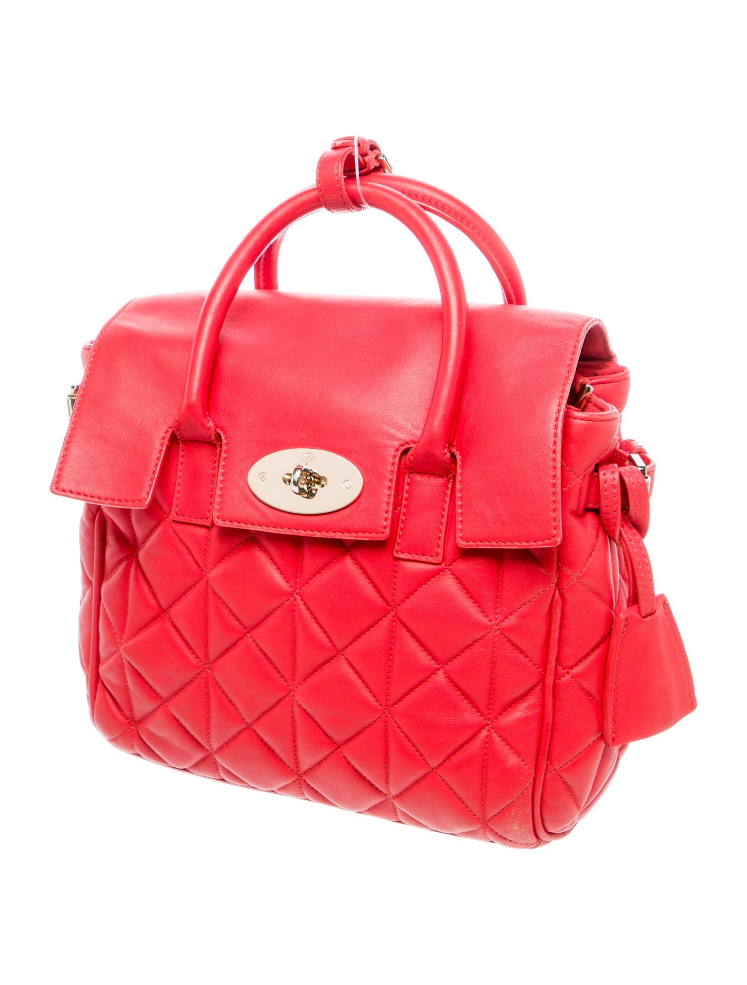 Mulberry Leather Top Handle Bag