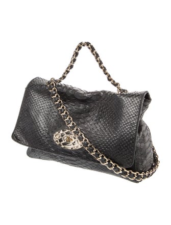 Mulberry Embossed Leather Shoulder Bag
