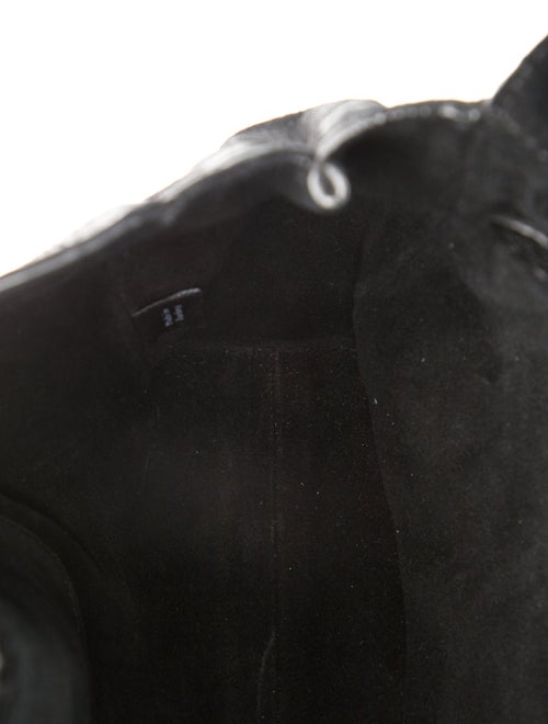 Mulberry Embossed Leather Shoulder Bag